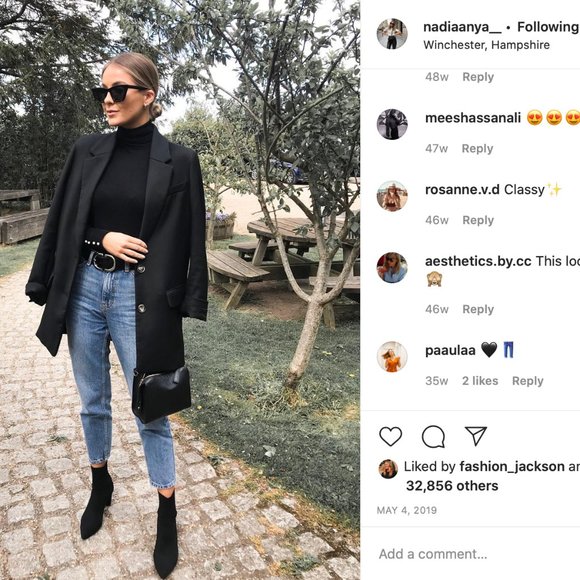 H&M Oversized Boyfriend Blazer Jacket SOLD OUT!! - Picture 4 of 10